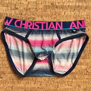 Andrew Christian Striped Brief size XS